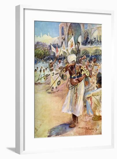 The Muharram Festival, Persia-null-Framed Giclee Print