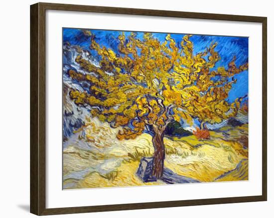 The Mulberry Tree-Vincent van Gogh-Framed Art Print