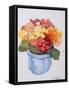 The Multicoloured Primrose 2011-Joan Thewsey-Framed Stretched Canvas