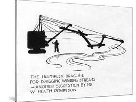 The Multiplex Dragline-William Heath Robinson-Stretched Canvas