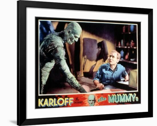 The Mummy, Boris Karloff, Bramwell Fletcher, 1932-null-Framed Art Print