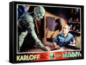 The Mummy, Boris Karloff, Bramwell Fletcher, 1932-null-Framed Stretched Canvas