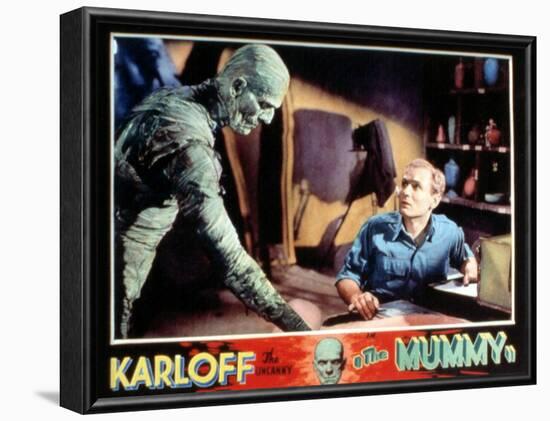 The Mummy, Boris Karloff, Bramwell Fletcher, 1932-null-Framed Art Print