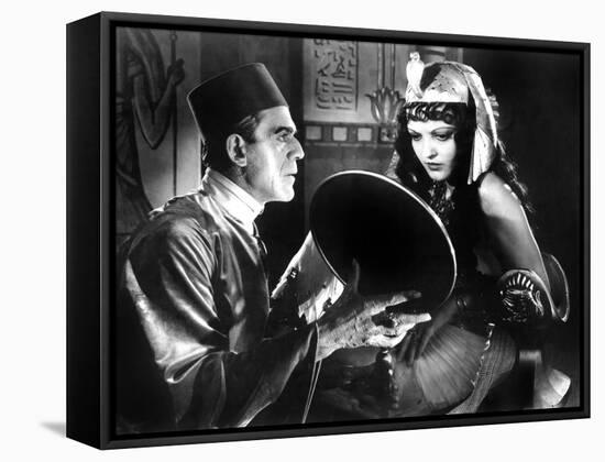 The Mummy, Boris Karloff, Zita Johann, 1932-null-Framed Stretched Canvas