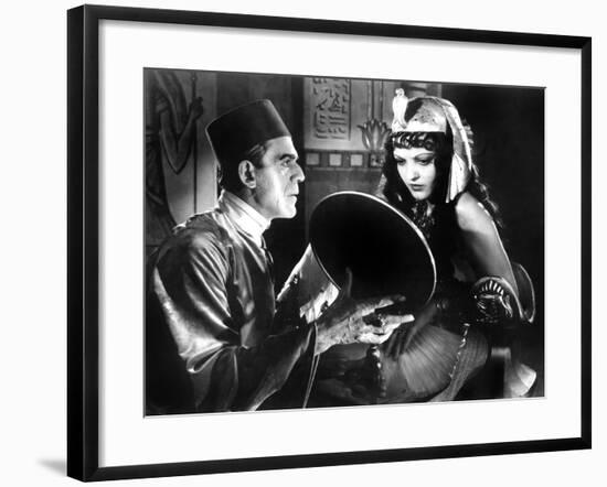 The Mummy, Boris Karloff, Zita Johann, 1932-null-Framed Photo