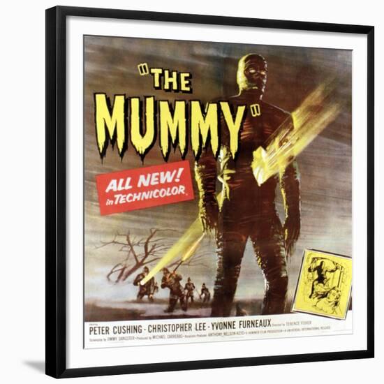 The Mummy, Christopher Lee, 1959-null-Framed Photo