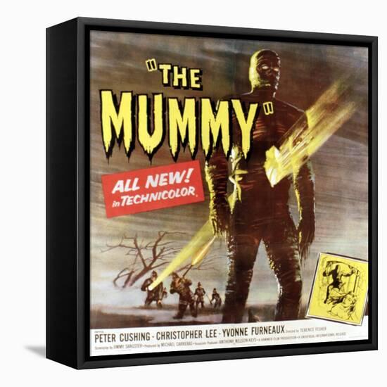 The Mummy, Christopher Lee, 1959-null-Framed Stretched Canvas