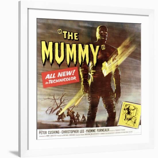 The Mummy, Christopher Lee, 1959-null-Framed Photo