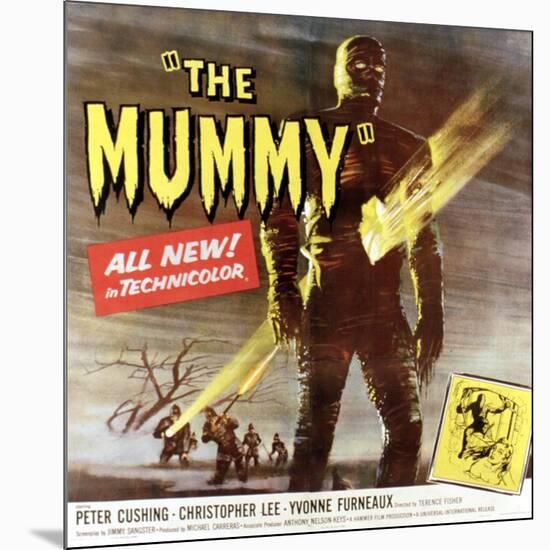 The Mummy, Christopher Lee, 1959-null-Mounted Photo