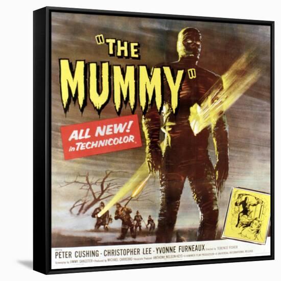 The Mummy, Christopher Lee, 1959-null-Framed Stretched Canvas