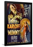 The Mummy Movie Boris Karloff, It Comes to Life Poster Print-null-Framed Poster