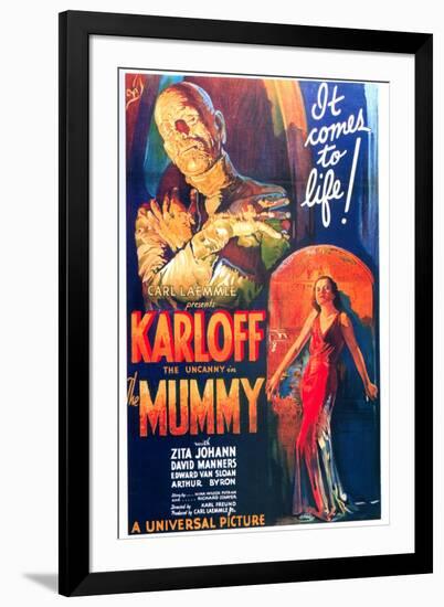 The Mummy, One Sheet Poster, 1932-null-Framed Art Print