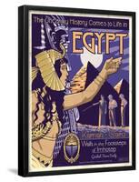 The Mummy - Universal Monsters Vintage Travel Lithograph-null-Framed Poster