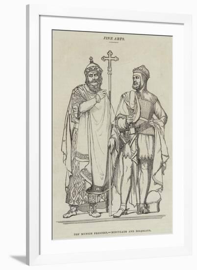 The Munich Frescoes, Miecylaus and Boleslaus-null-Framed Giclee Print