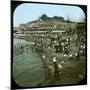 The Municipal Casino and the Beach, Biarritz (Pyrenees-Atlantiques, France), About 1900-Leon, Levy et Fils-Mounted Photographic Print