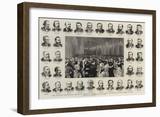 The Municipal Corporations Jubilee in London-null-Framed Giclee Print