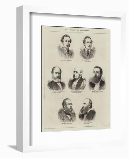 The Municipal Elections-null-Framed Giclee Print