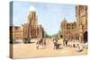 The Municipal Offices and Victoria Terminus, Bombay, India, Early 20th Century-null-Stretched Canvas