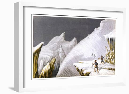 The Mur De La Cote, C1855-George Baxter-Framed Giclee Print