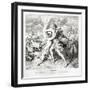 The murder of Abel by his brother Cain, Genesis-Julius Schnorr von Carolsfeld-Framed Giclee Print