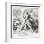 The murder of Abel by his brother Cain, Genesis-Julius Schnorr von Carolsfeld-Framed Giclee Print