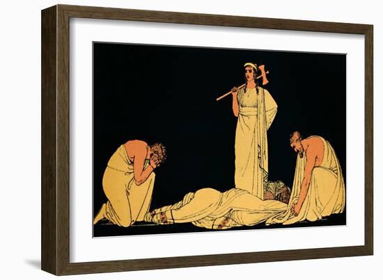 'The Murder of Agamemnon', 1880-Flaxman-Framed Giclee Print