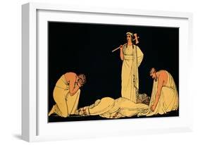 'The Murder of Agamemnon', 1880-Flaxman-Framed Giclee Print