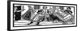 The Murder of Arden of Feversham, an Illustration from 'A Book of Roxburghe Ballads' (Woodcut)-English-Framed Giclee Print