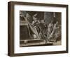 The Murder of Becket in Canterbury Cathedral-English School-Framed Giclee Print