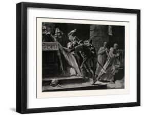 The Murder of Becket in Canterbury Cathedral-null-Framed Giclee Print