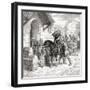 The Murder of Edward the Martyr at Corfe Castle-null-Framed Giclee Print