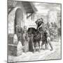 The Murder of Edward the Martyr at Corfe Castle-null-Mounted Giclee Print