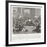 The Murder of Jacques De Flesselles, French Revolution, 14 July 1789-Jean Duplessis-bertaux-Framed Giclee Print