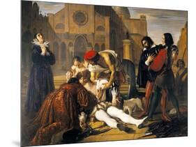 The Murder of Lorenzino De' Medici, 1840-Giuseppe Bibiena-Mounted Giclee Print