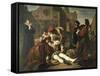 The Murder of Lorenzino De' Medici-Giuseppe Bezzuoli-Framed Stretched Canvas