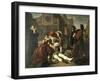 The Murder of Lorenzino De' Medici-Giuseppe Bezzuoli-Framed Giclee Print