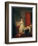 The Murder of Marat, 13th July 1793-Jean-Jacques Hauer-Framed Premium Giclee Print