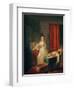 The Murder of Marat, 13th July 1793-Jean-Jacques Hauer-Framed Premium Giclee Print