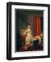 The Murder of Marat, 13th July 1793-Jean-Jacques Hauer-Framed Giclee Print