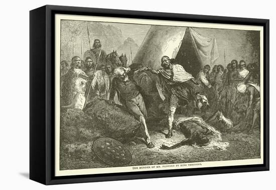 The Murder of Mr Plowden by King Theodore-null-Framed Stretched Canvas