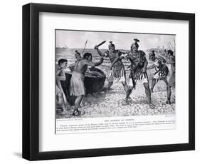 The Murder of Pompey-John Harris Valda-Framed Giclee Print