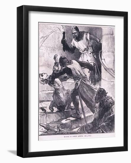 The Murder of Prince Arthur-Charles Ricketts-Framed Giclee Print