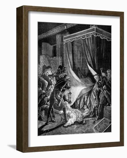 The Murder of Tsar Paul I of Russia, March 1801 (1882-188)-null-Framed Giclee Print