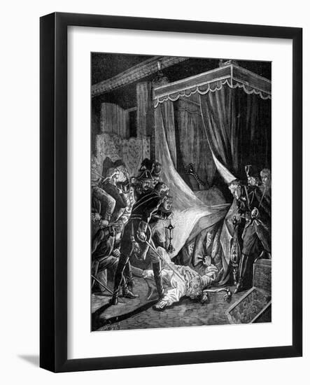 The Murder of Tsar Paul I of Russia, March 1801 (1882-188)-null-Framed Giclee Print