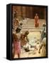 The Murder of Zechariah - Bible-William Brassey Hole-Framed Stretched Canvas