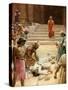 The Murder of Zechariah - Bible-William Brassey Hole-Stretched Canvas