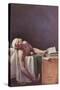 The Murdered Marat-Jacques-Louis David-Stretched Canvas
