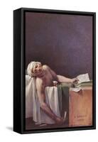 The Murdered Marat-Jacques-Louis David-Framed Stretched Canvas