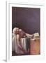 The Murdered Marat-Jacques-Louis David-Framed Art Print