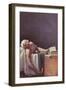 The Murdered Marat-Jacques-Louis David-Framed Art Print